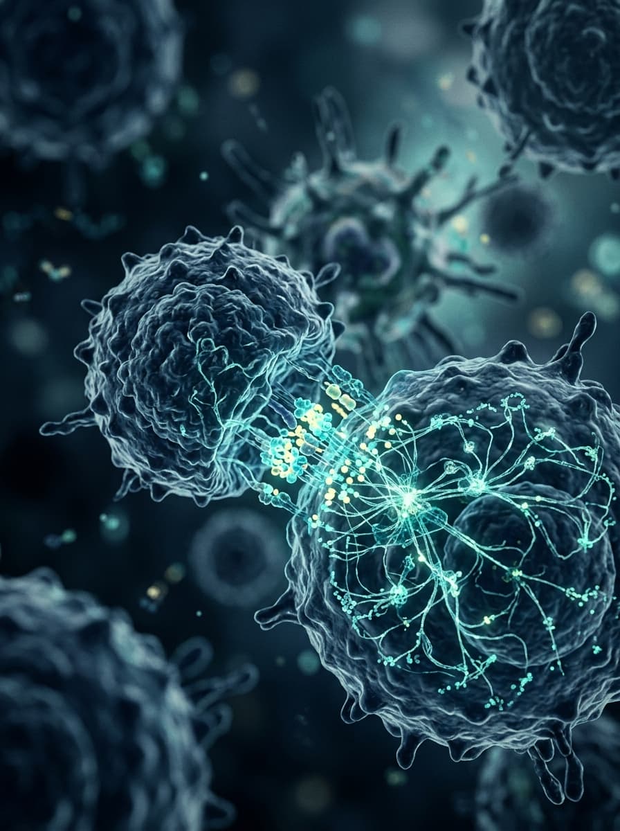 Immune cells and signaling pathways visualization